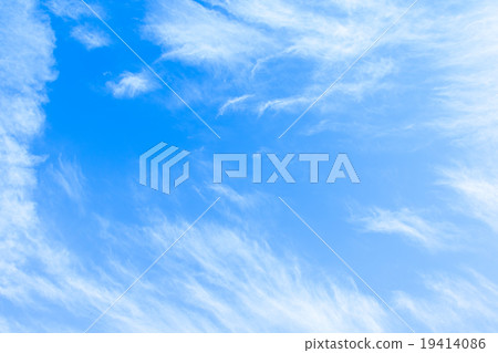 Sky Creep Cloud Muscle Cloud Streak Cloud Copy Space Bright Sky Winter Sky Sky Image Background Material 19414086