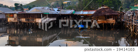 Small Nipa Homes Built on The Black Water 19414103