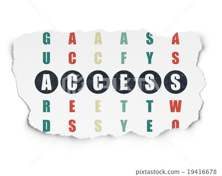 Safety concept: Access in Crossword Puzzle Safety concept: Access in Crossword Puzzle 19416678