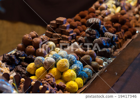 Christmas sweets on the counter 19417346