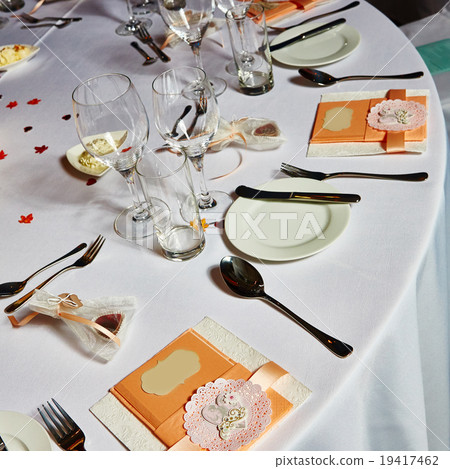 Table set for wedding Table set for wedding 19417462