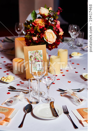 Table set for wedding Table set for wedding 19417468