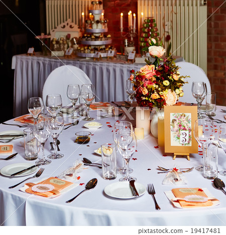 Table set for wedding Table set for wedding 19417481