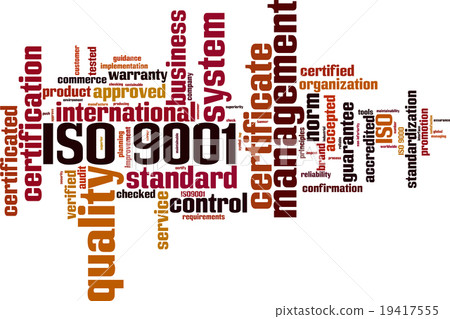ISO 9001 word cloud 19417555