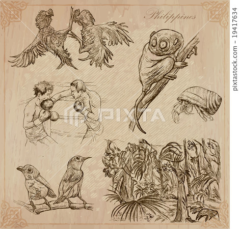 Philippines - An hand drawn vector pack 19417634