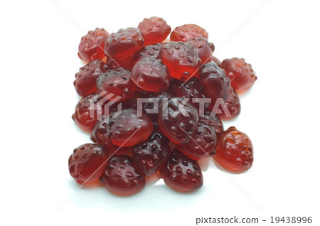 Heap of gummi red strawberry jelly Heap of gummi red strawberry jelly 19438996