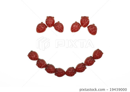 Smile of gummi red strawberry jelly Smile of gummi red strawberry jelly 19439000