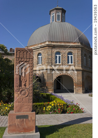 Armenian cross stones in Echmiadzin territory Armenian cross stones in Echmiadzin territory 19439363