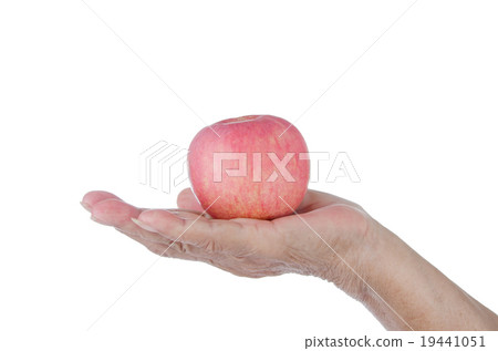 Female hand with an apple 19441051