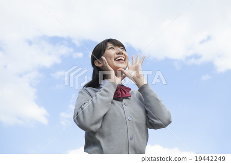 high school girl high school girl 19442249
