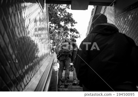 巴黎 巴黎人 黑白的 19450095