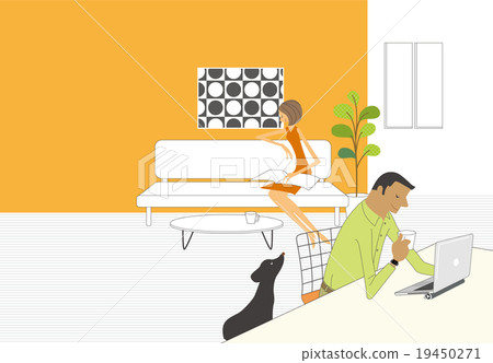 生活男人和女人&寵物 生活男人和女人&寵物 19450271