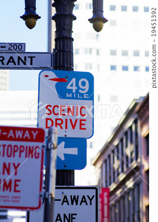 san francisco, street corner, cityscape 19451392