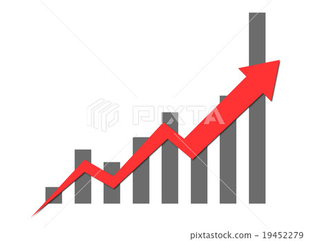 Upward Graph - Stock Illustration [19452279] - PIXTA