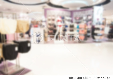 blurred image of underware zone in shopping mall blurred image of underware zone in shopping mall 19453232