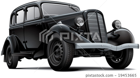 Old fashioned Soviet car Old fashioned Soviet car 19453665