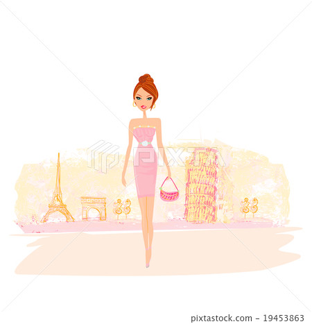 beautiful women Shopping in France and Italy beautiful women Shopping in France and Italy 19453863