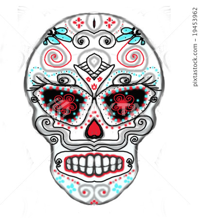 mexican skull - day of the dead 19453962