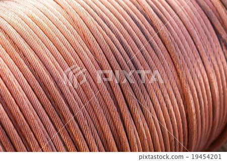 large spools of electric cable 19454201