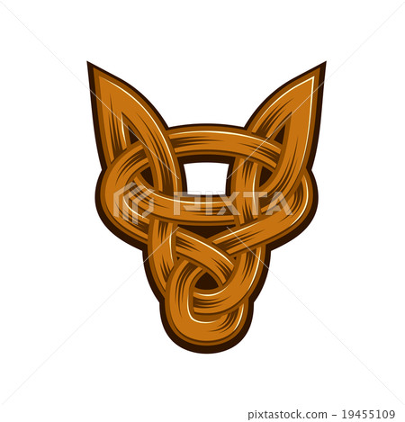 Abstract Head of Fox 19455109