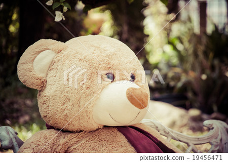 Lonely Teddy bear , vintage style Lonely Teddy bear , vintage style 19456471