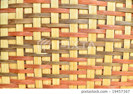 Background texture - natural wickerwork handmade 19457167