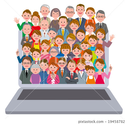 Person computer image 19458782