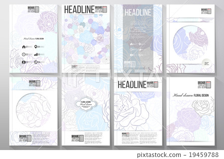 Set of business templates for brochure, flyer or 19459788