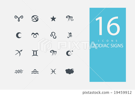 collection of icons in style flat gray color on collection of icons in style flat gray color on 19459912