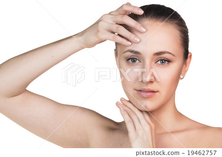 Young woman skin care concept. 19462757
