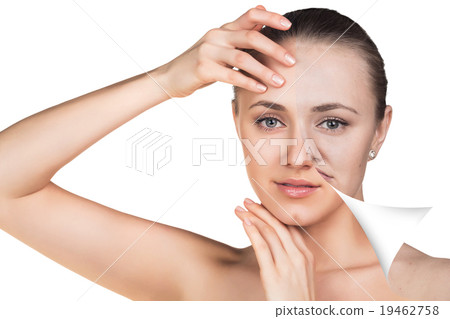 Young woman skin care concept. 19462758