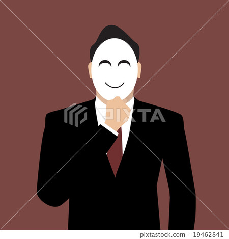 Businessman wearing a mask 19462841