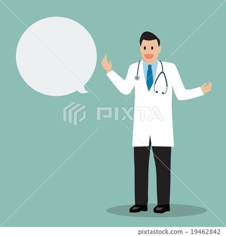 Doctor talking with body language 19462842