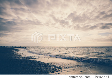 Sunset at Hokitika Black Sand Beach 19463451