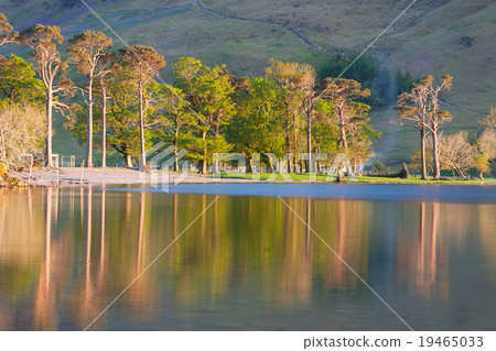 Reflection on the Buttermere Lake 19465033