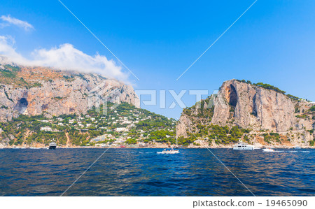 Rocks of Capri island near Marina Piccola beach 19465090