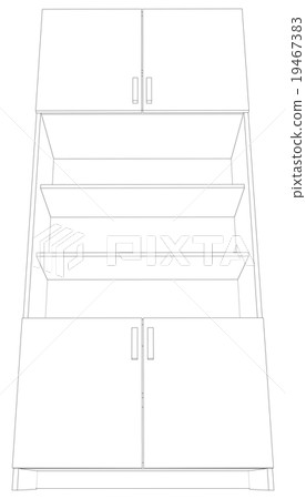 Illustration of cabinet 19467383