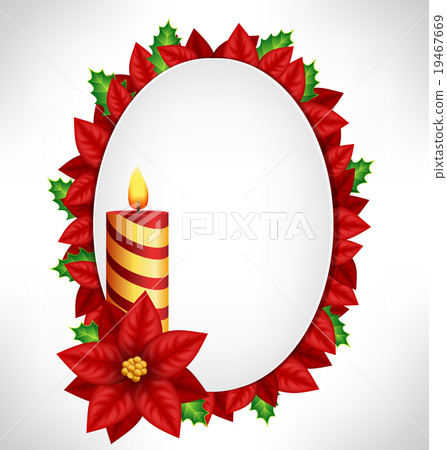 frame with candle and petals on grayscale frame with candle and petals on grayscale 19467669