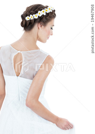 bride in a white dress bride in a white dress 19467908