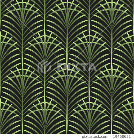 Stylized flower seamless pattern. 19468631