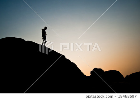 Sunset at rock holes Stone View Sam Pan Bok Grand 19468697