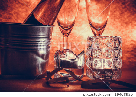 Cool Champagne and glass prepare for Celebration. 19468950