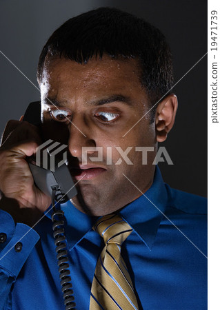 Stock Photo: business, panic, bad news