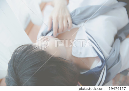 asian girl student in school uniform asian girl student in school uniform 19474157