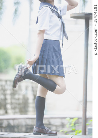 asian girl student in school uniform asian girl student in school uniform 19474181