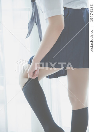 asian girl student in school uniform asian girl student in school uniform 19474188