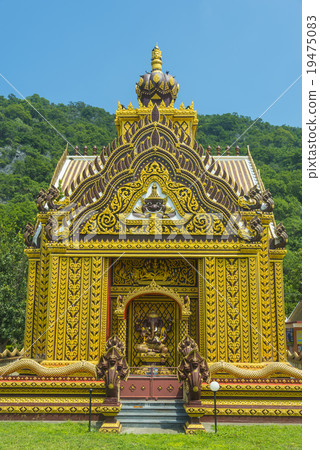 Beautiful temples in Pranburi district, Prachuab Khiri Khan Province, Thailand Beautiful temples in Pranburi district, Prachuab Khiri Khan Province, Thailand 19475083