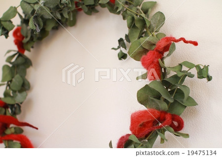 Handmade eucalyptus wreath interior 19475134