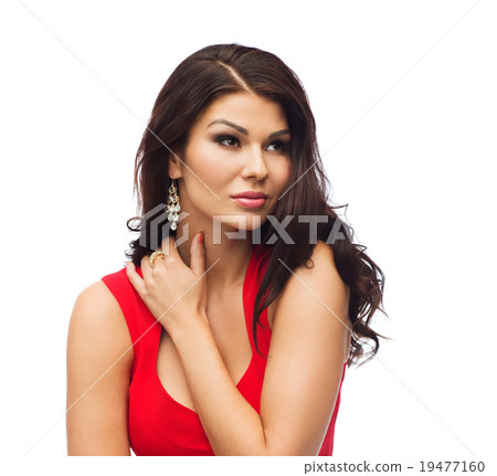 beautiful sexy woman in red dress beautiful sexy woman in red dress 19477160