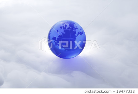 Blue glass earth. Atlantic Ocean Blue glass earth. Atlantic Ocean 19477338